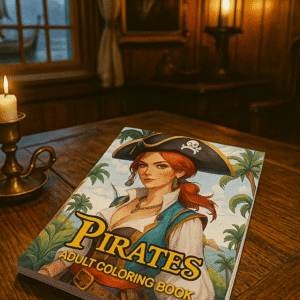 Pirates - Adult Coloring Book
